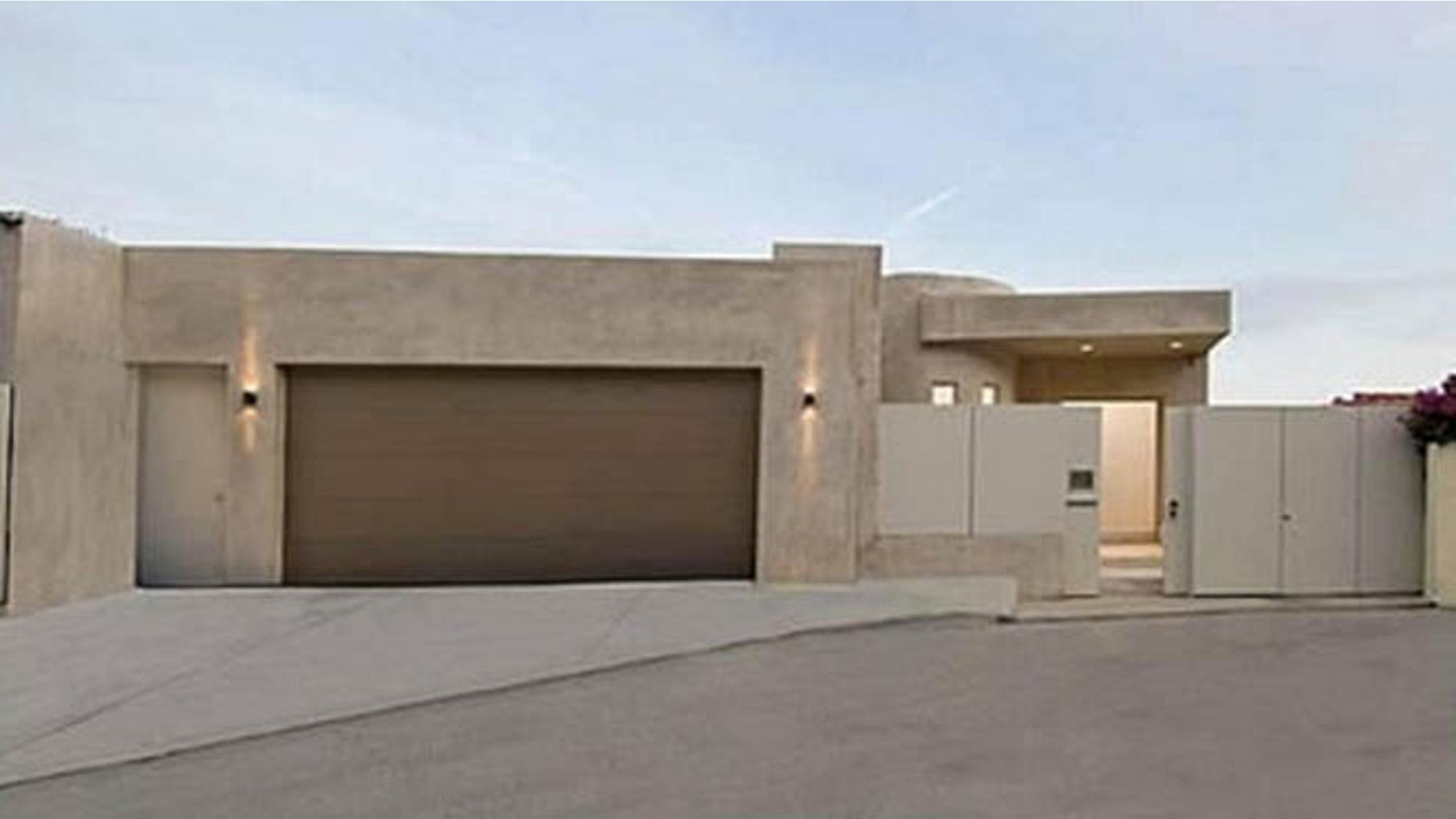 Exterior of Kanye West's California home.