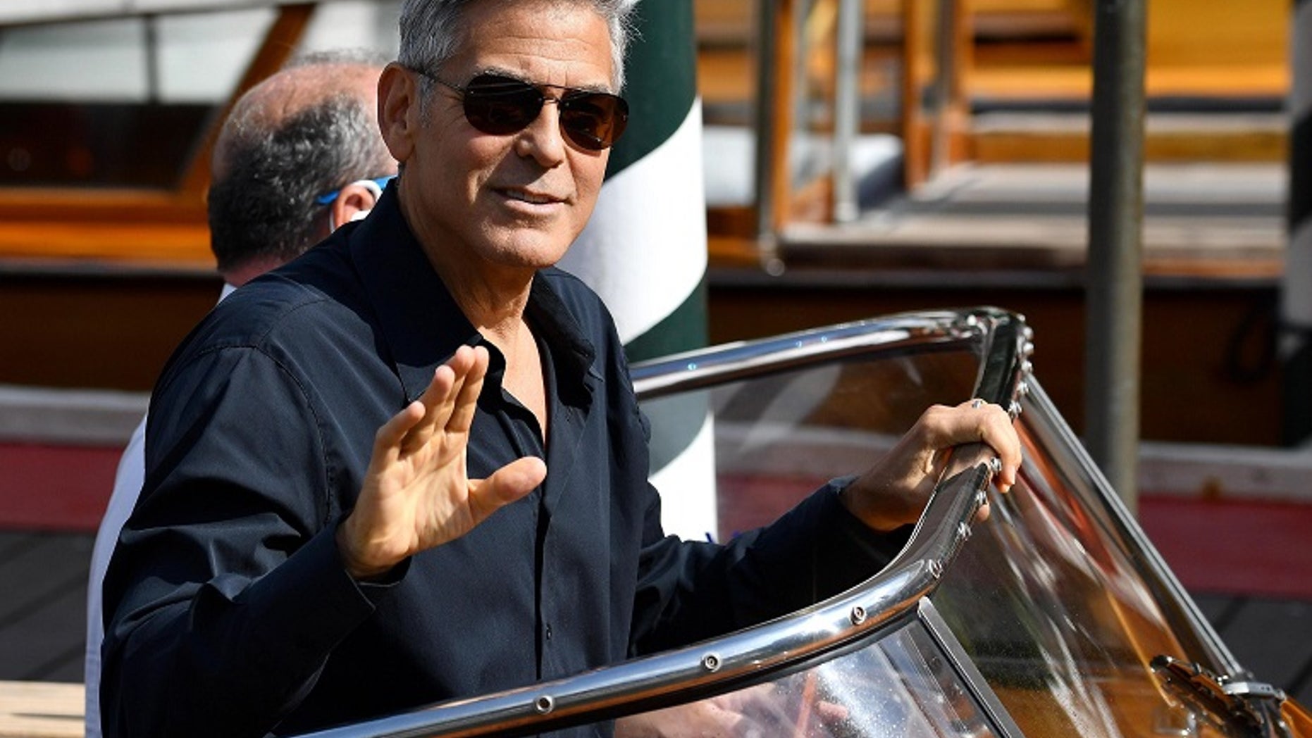 george clooney angry american