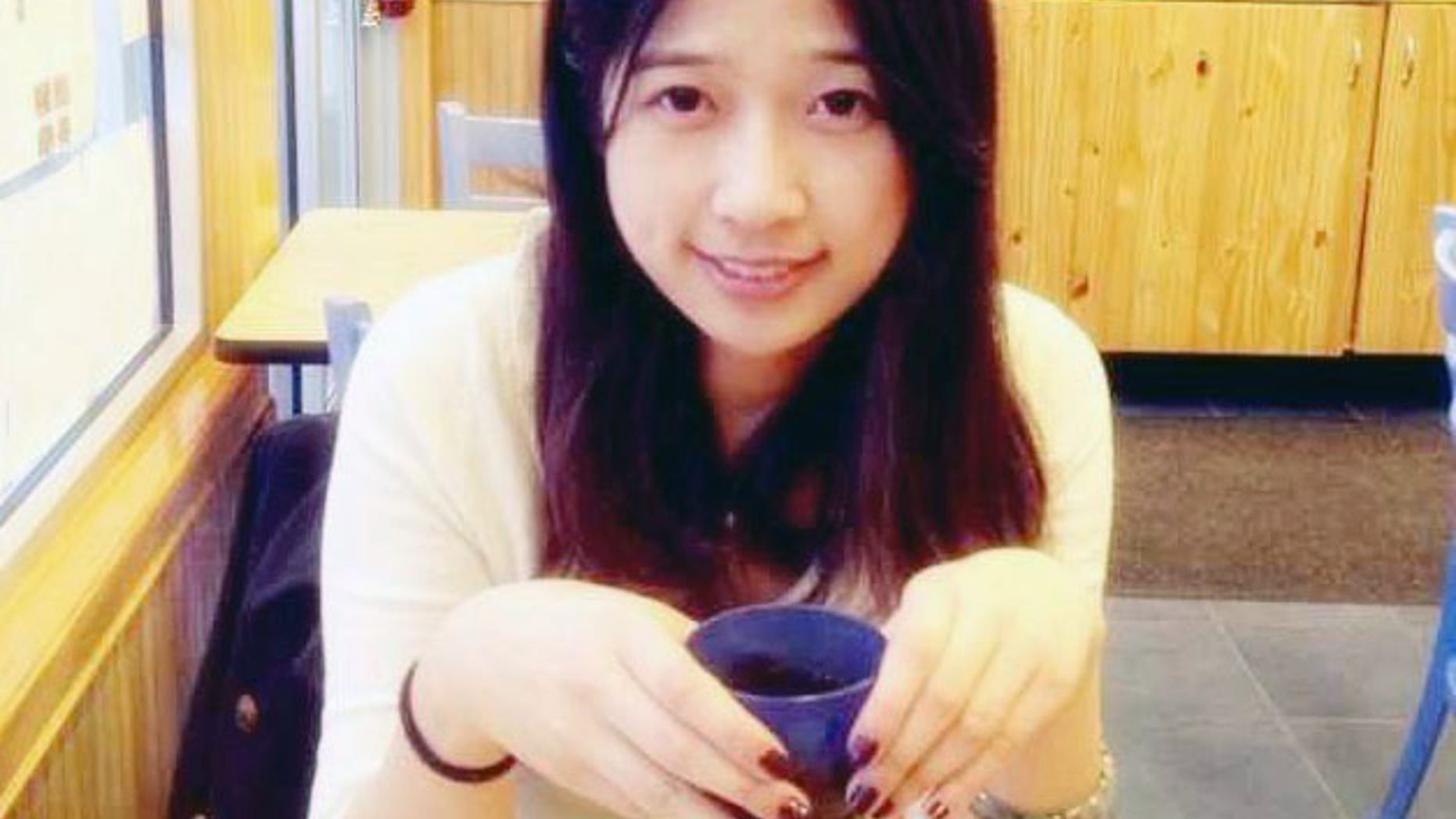 Undated photo provided by Meixu Lu shows Lingzi Lu in Boston.