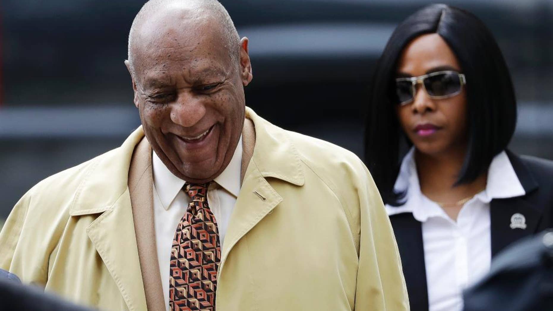Bill Cosby arrives for a pretrial hearing in his sexual assault case at the Montgomery County Courthouse in Norristown, Pa. on Feb. 27, 2017.
