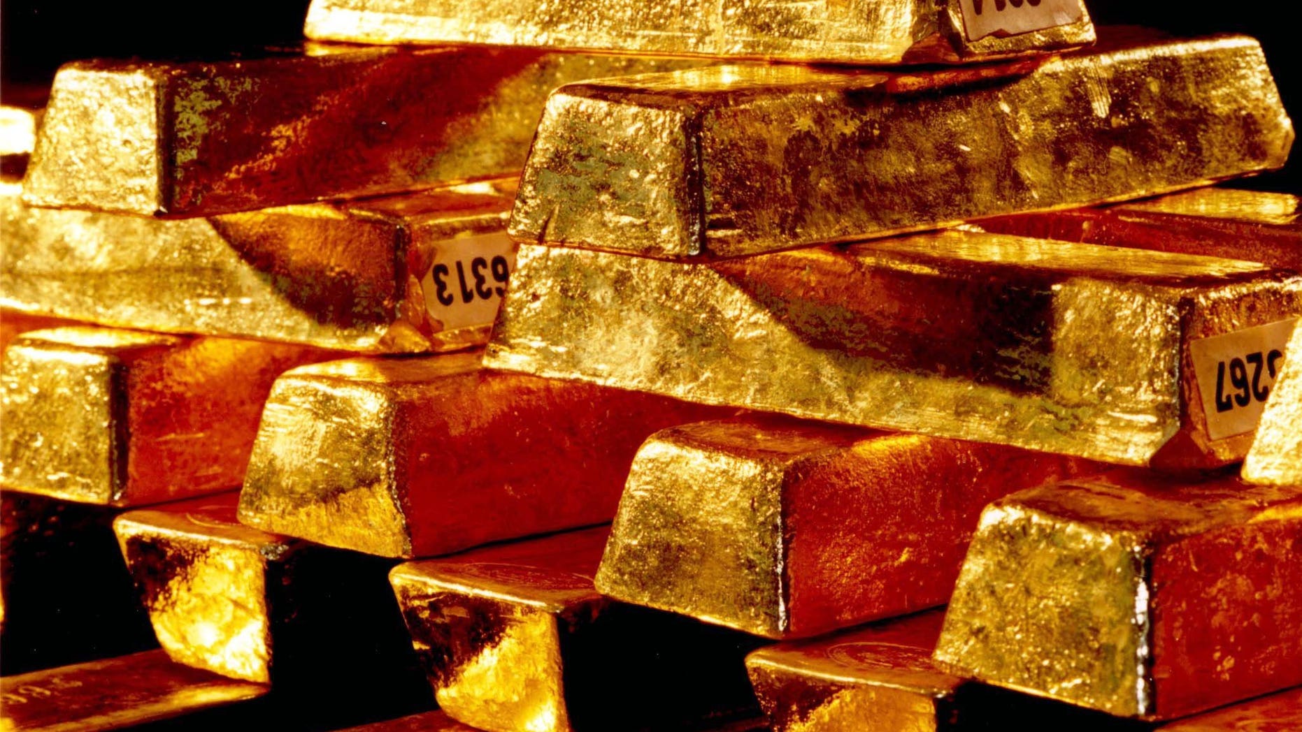 In this undated file picture publicly provided by German Central Bank, gold ingots, are stored at their headquarters in Frankfurt, Germany. A German newspaper reports the country's central bank will repatriate parts of its massive gold reserves worth about US $200 billion at current market rates from storage sites in the United States and in France. Daily Handelsblatt reported Tuesday Jan 15, 2013 the Bundesbank plans to bring back to Germany some of its 1,500 tons of gold stored with the Federal Reserve in New York, and all of the 450 tons currently with the Bank of France in Paris. (AP Photo/hopd/Deutsche Bundesbank)
