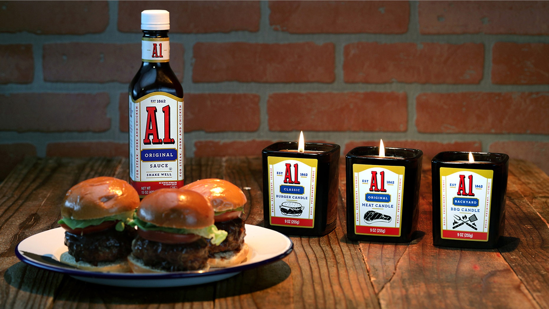 A.1.'s new "meat scents" come in three varieties: Original Meat, Backyard BBQ and Classic Burger.