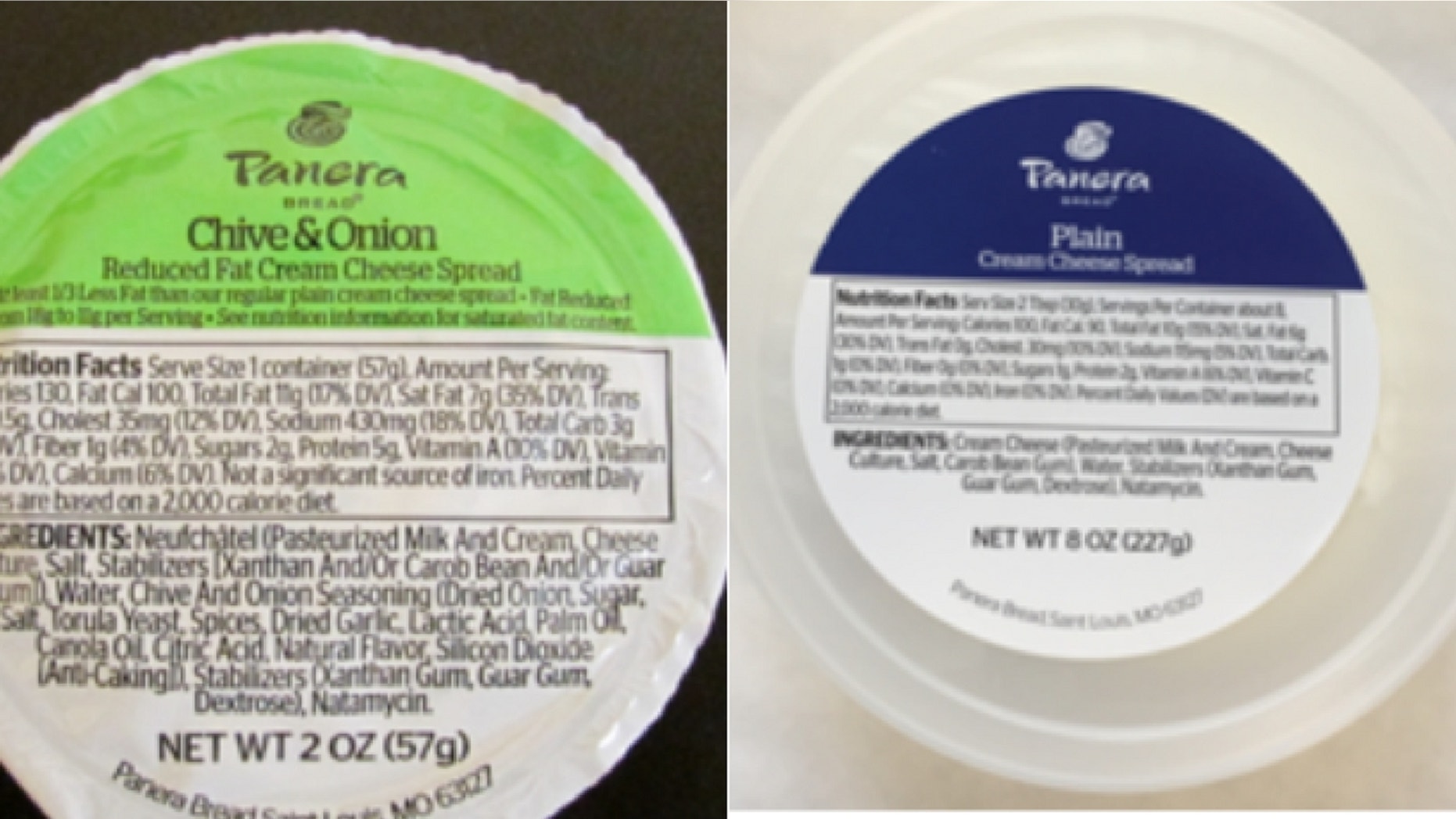 Panera Bread announced it was removing packets of various cream cheeses from cafes over listeria concerns.