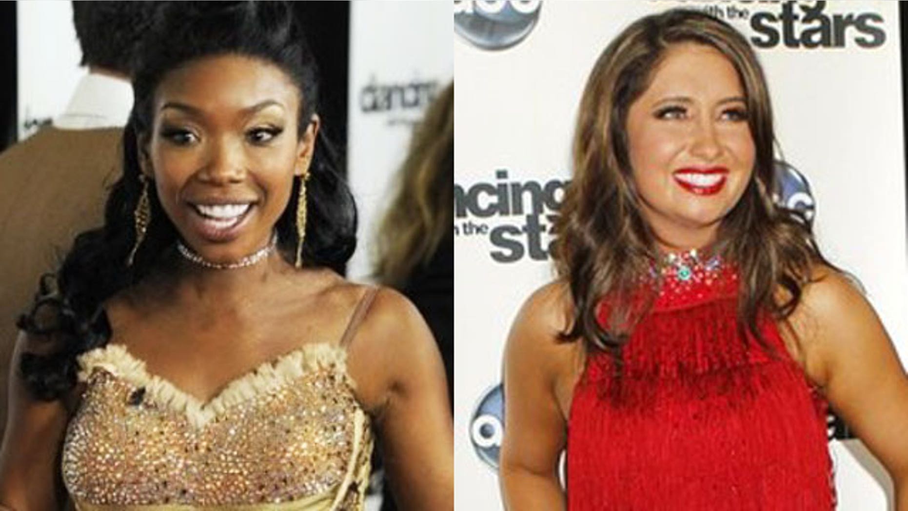 Brandy (left) says she is on Team Bristol.