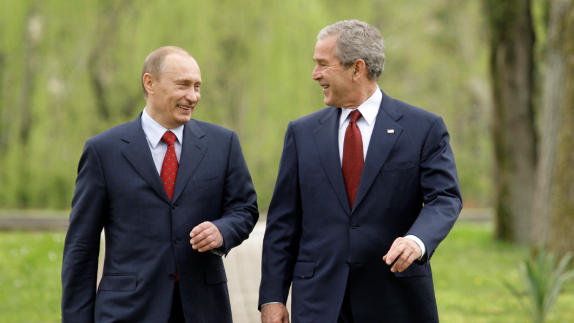 Russian President Vladimir Putin mocked former President George W. Bush in new remarks on Tuesday.