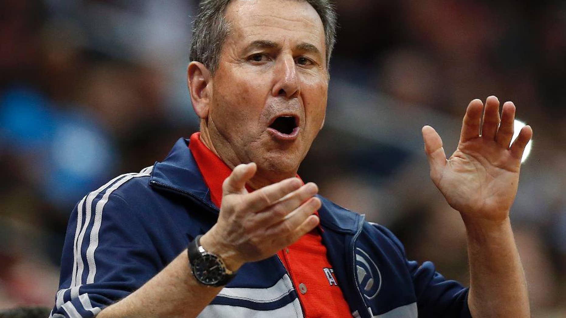 Atlanta Hawks co-owner Bruce Levenson on an April 26, 2014 file photo,