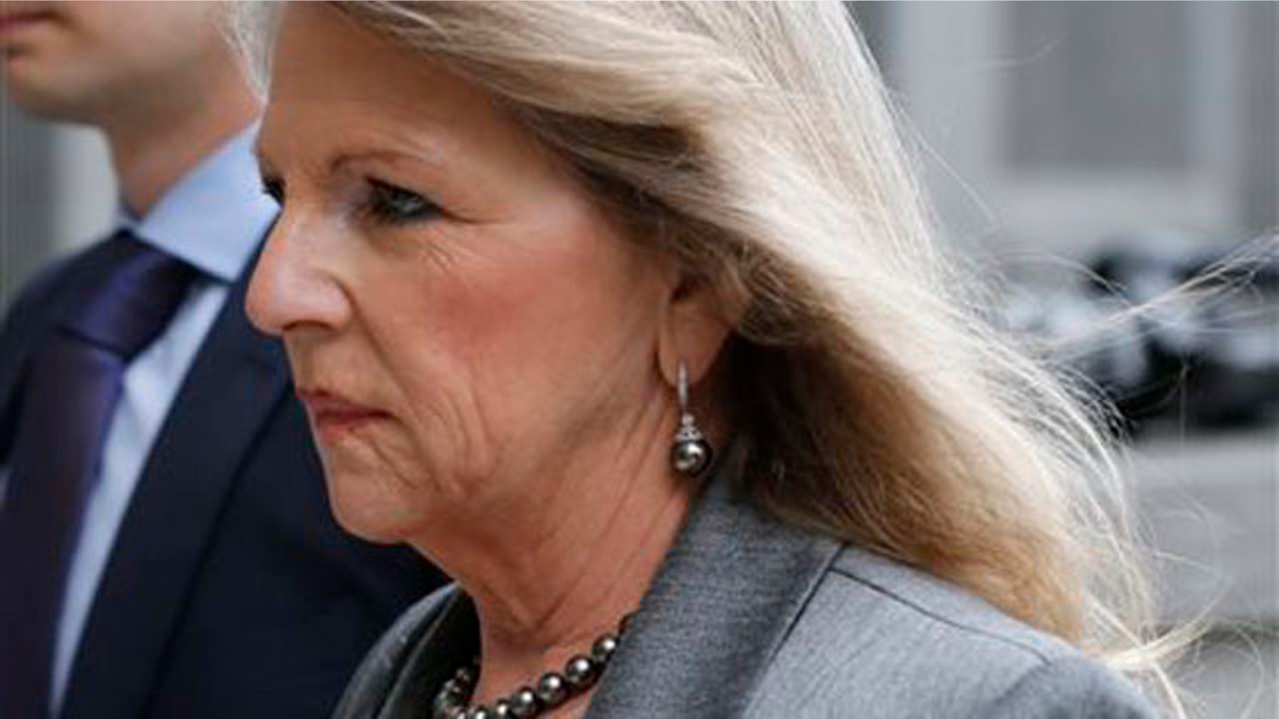 Aug. 18, 2014: Former Virginia first lady Maureen McDonnell arrives at federal court in Richmond, Va.