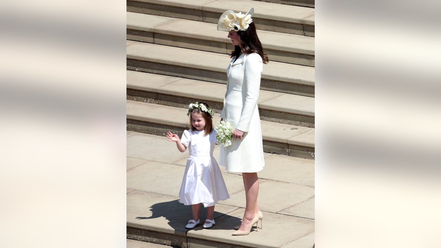 Kate Middleton's dress came under fire by social media users who thought it was white.