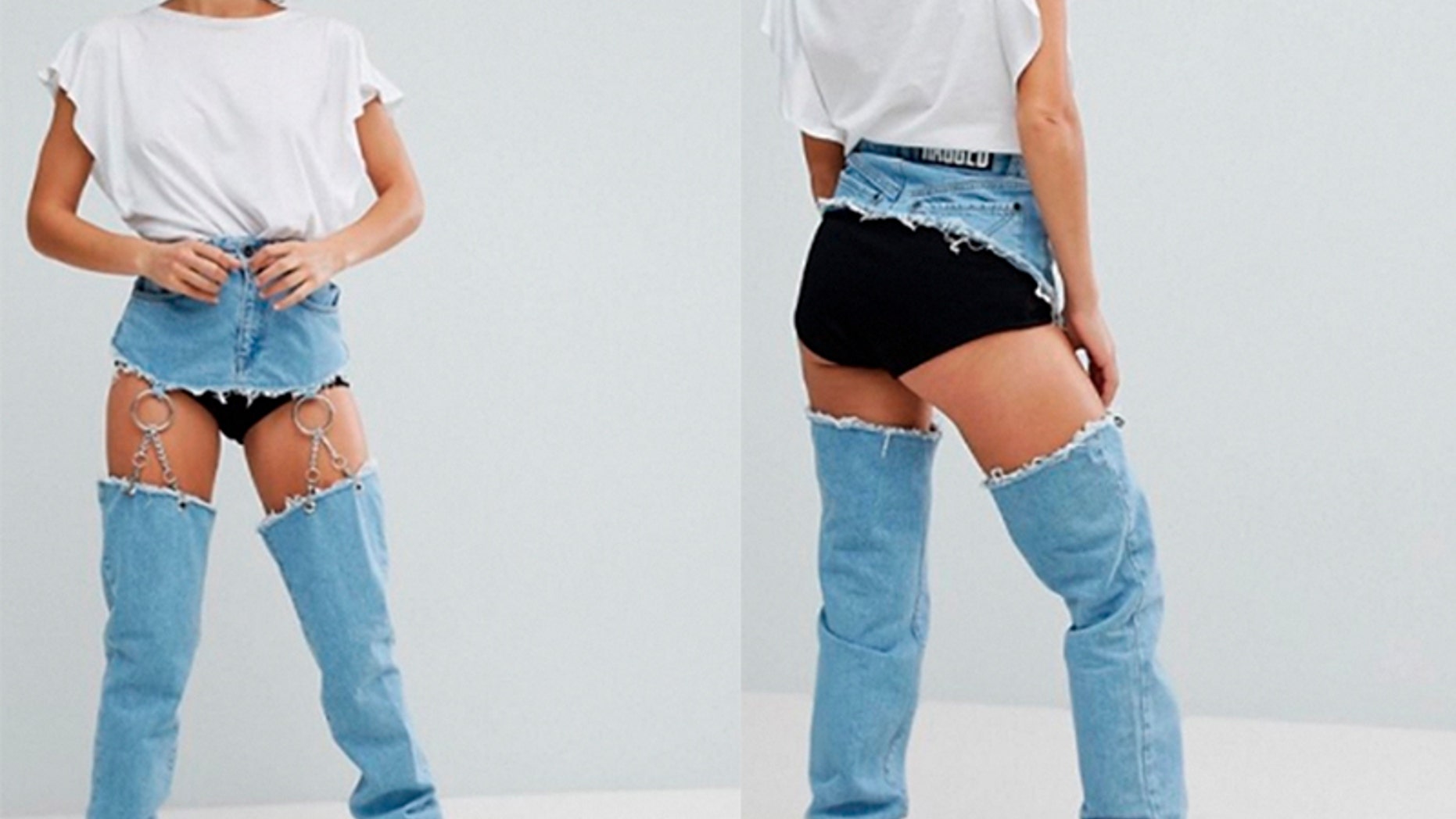 A clothing company called The Ragged Priest is offering some pants that certainly dare to bare.