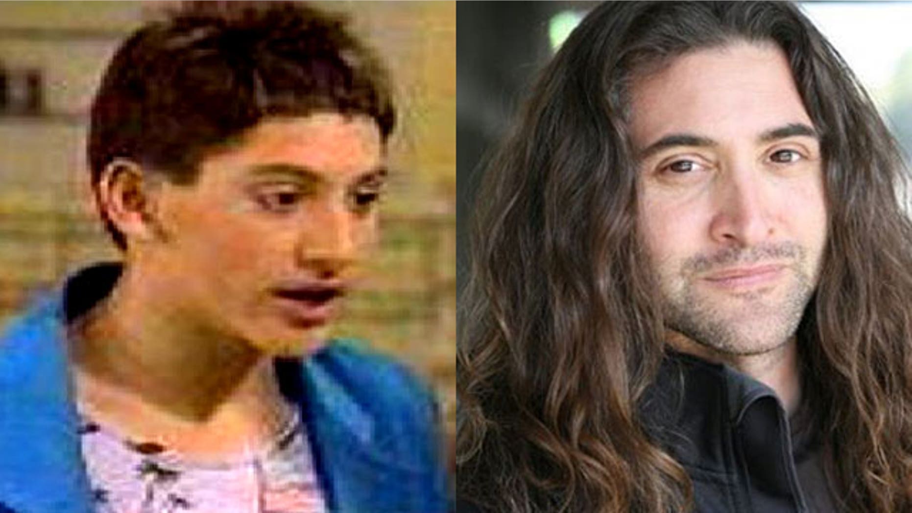Andrew Koenig when he was on "Growing Pains" and now.