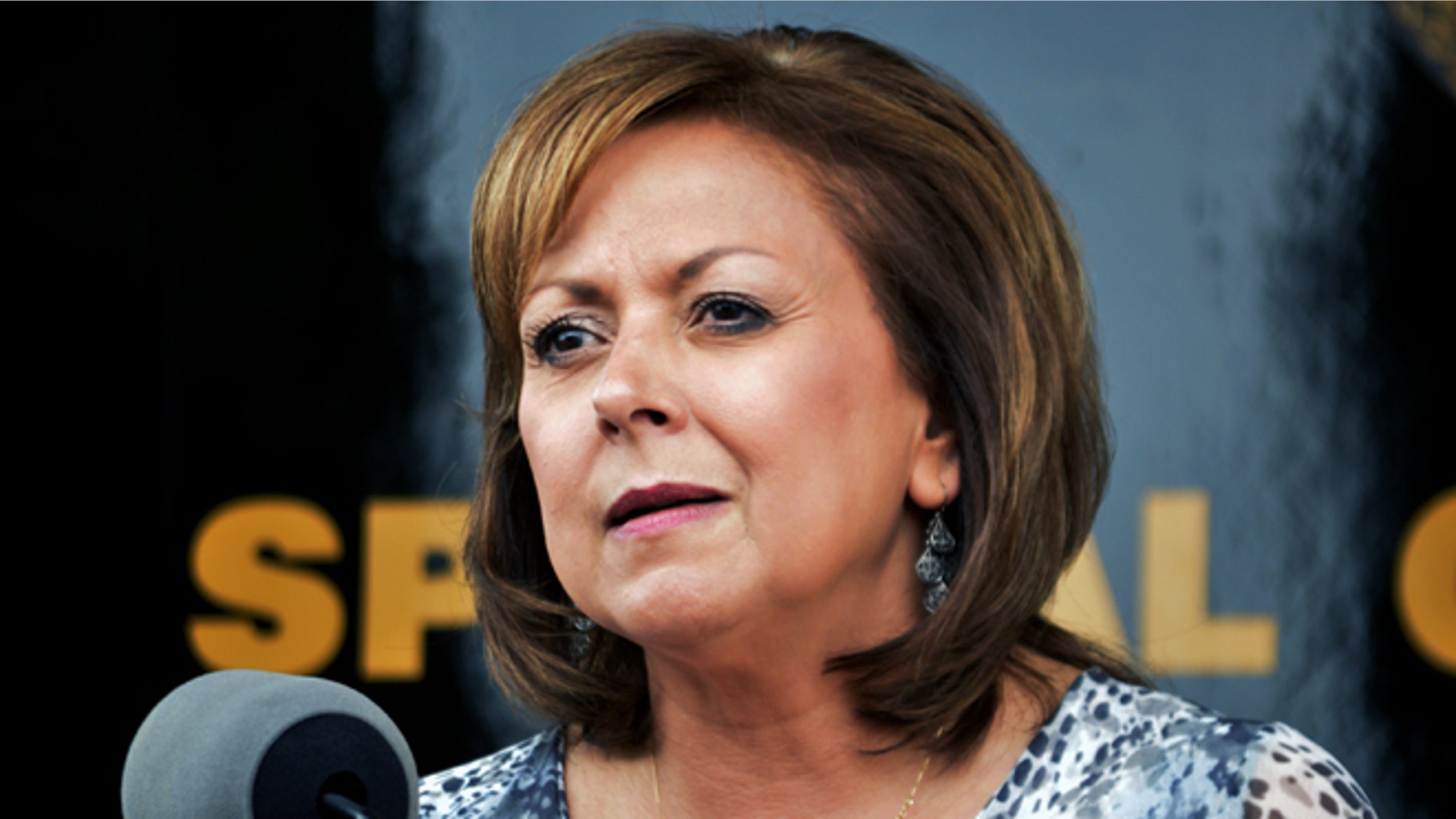 FILE - This Sept. 4, 2015 file photo New Mexico Gov. Susana Martinez speaks at a press conference Albuquerque, N.M. Martinez says shes confident a close political adviser, Jay McCleskey, did nothing wrong and called allegations of fundraising violations cheap shots. The Republican governor told The Associated Press in a statement that shes aware of complaints being raised and said they came from political opponents who have tried to attack her previously. (AP Photo/Russell Contreras,File)