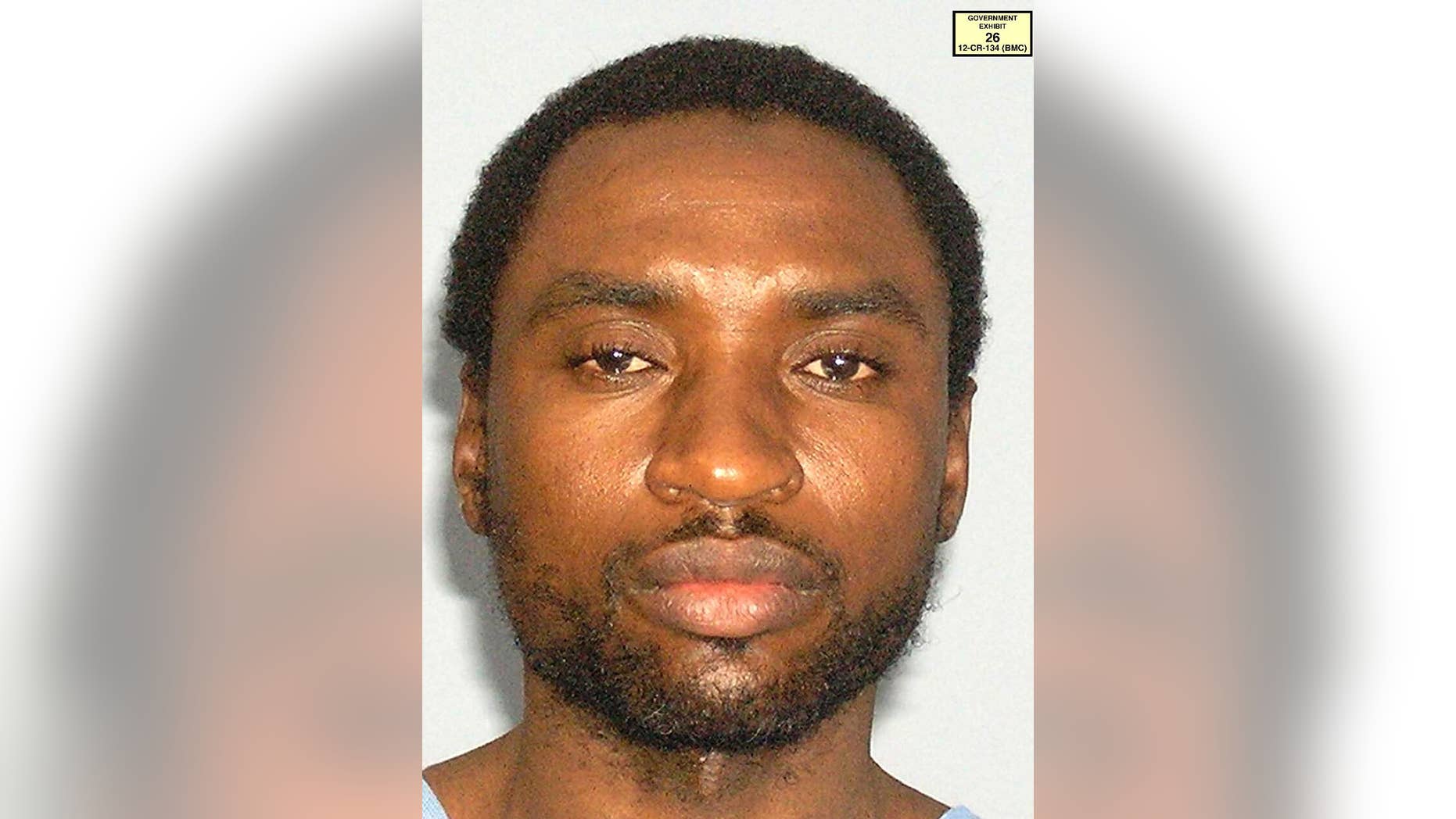 In this undated photo provided by the U.S. Attorney's Office for the Eastern District of New York, Ibrahim Suleiman Adnan Harun is shown. Harun, an admitted al-Qaida fighter, has been convicted in New York on Thursday, March 16, 2017, of federal terrorism charges for participating in a fierce firefight in Afghanistan that left two U.S. servicemen dead. (U.S. Attorney's Office for the Eastern District of New York via AP)