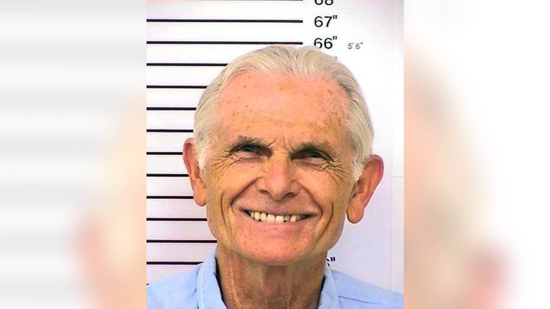 FILE - This March 12, 2014, file photo provided by the California Department of Corrections and Rehabilitation shows Bruce Davis. Parole Commissioners are scheduled to consider for the 30th time, Thursday, Aug. 27, 2015, if Davis should be paroled in the 1969 slaying of musician Gary Hinman and stuntman Donald "Shorty" Shea. (Department of Corrections and Rehabilitation via AP, File)