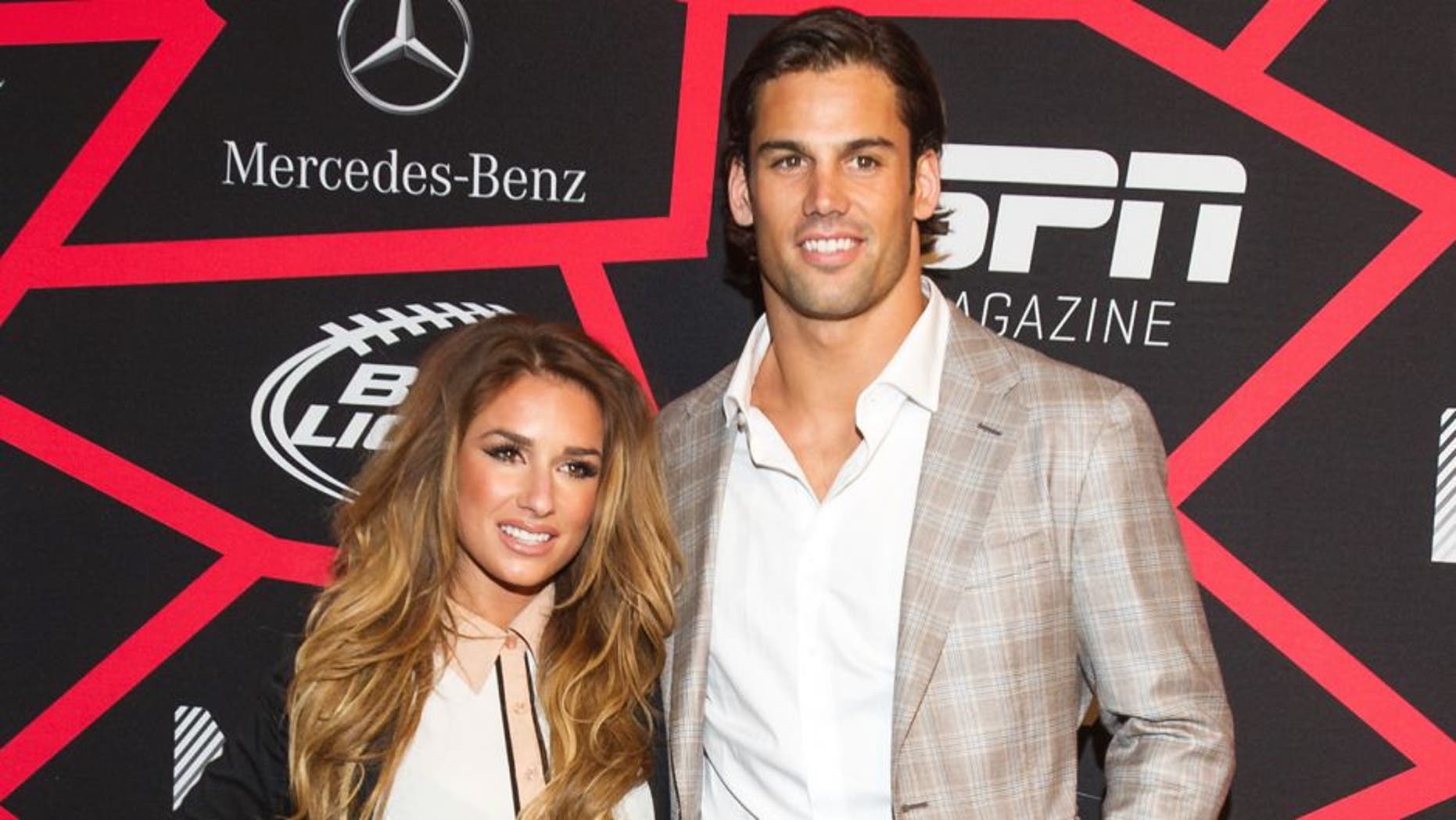 NEW ORLEANS, LA - FEBRUARY 01: Jessie James and Eric Decker attends ESPN The Magazine's "Next" Event at Tad Gormley Stadium on February 1, 2013 in New Orleans, Louisiana. (Photo by Michael Chang/FilmMagic)