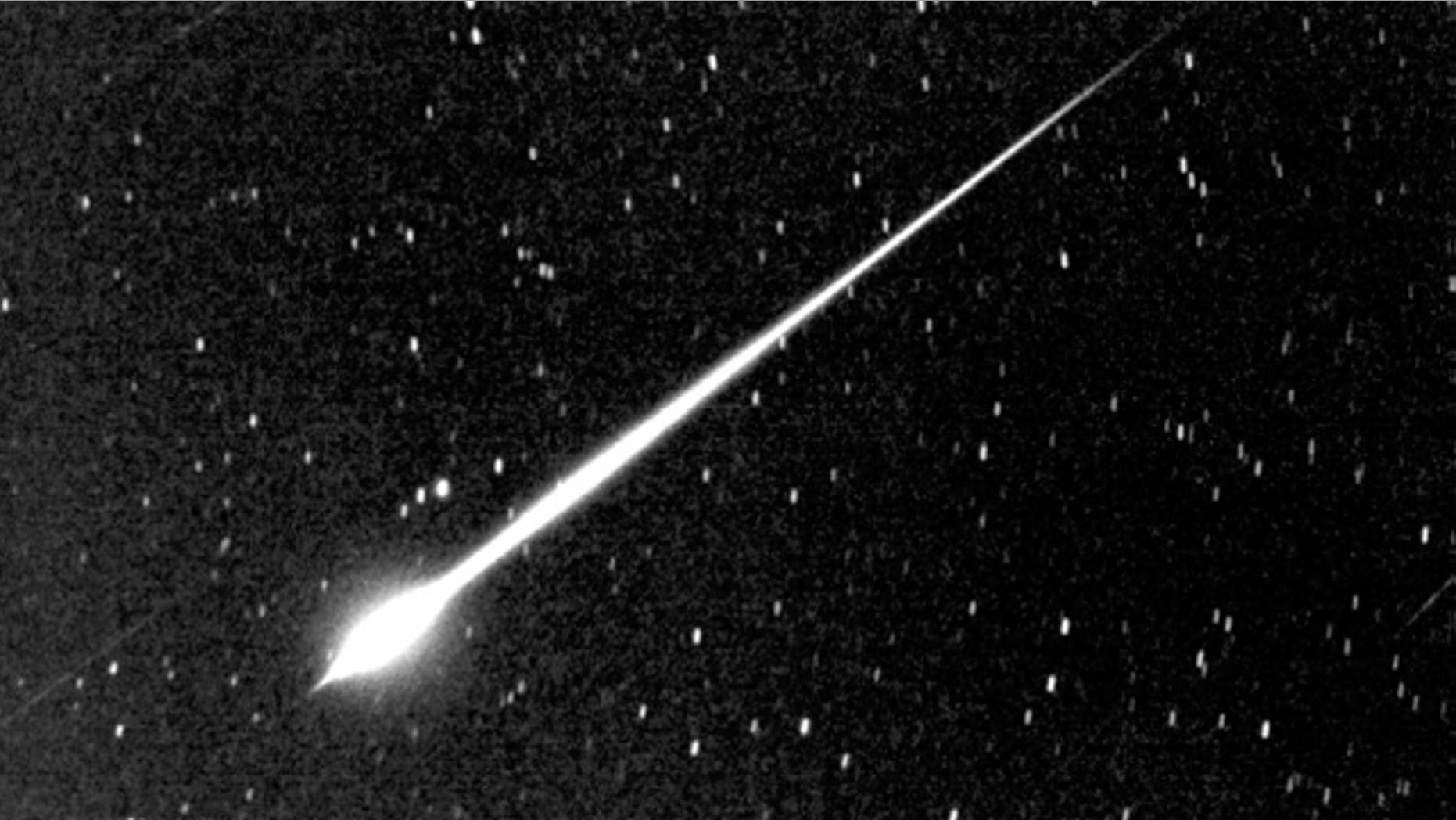 A NASA photograph of a meteor