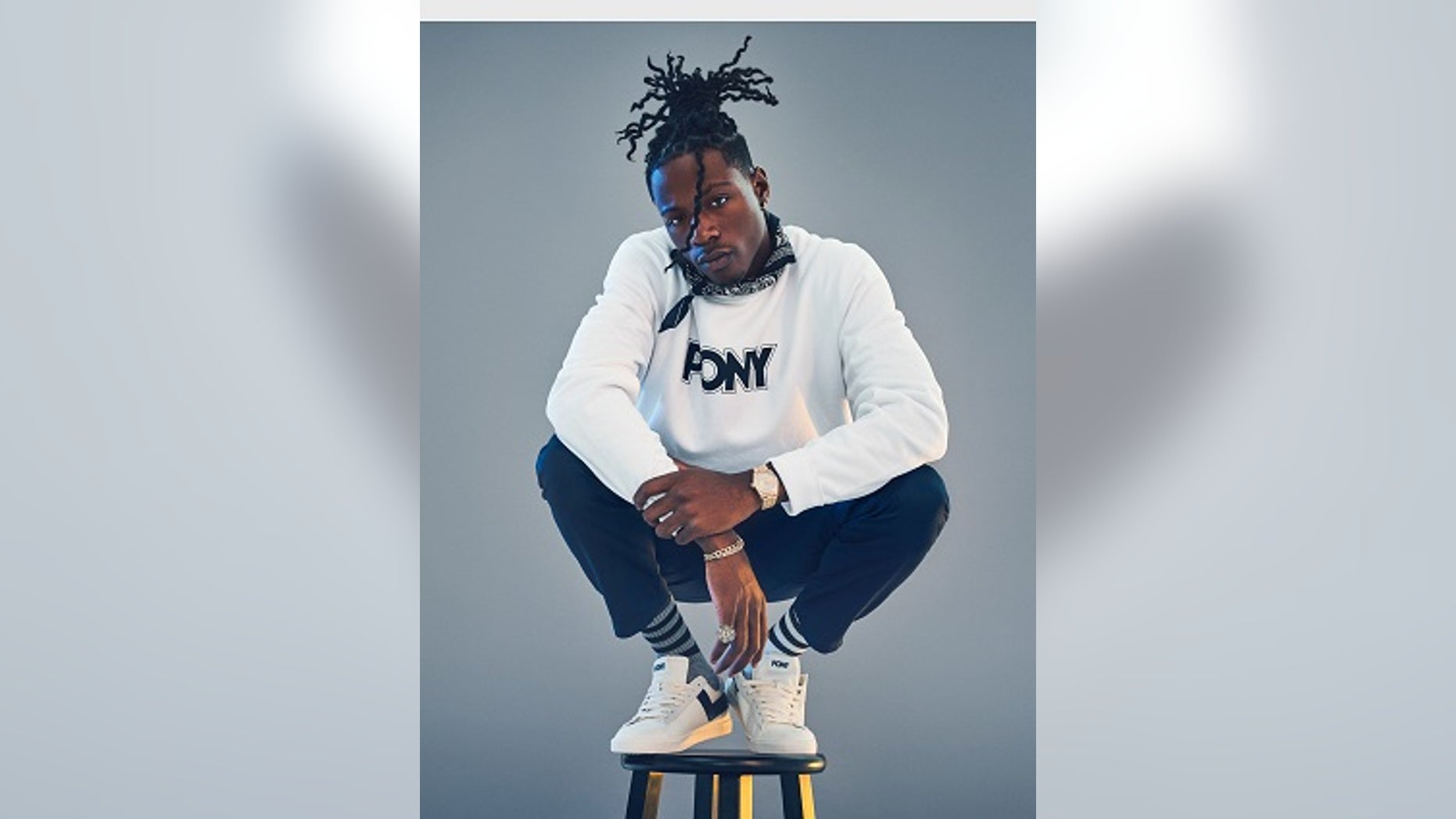 Rapper Joey Bada$$ canceled shows after tweeting that he looked at Monday's eclipse without protective glasses.