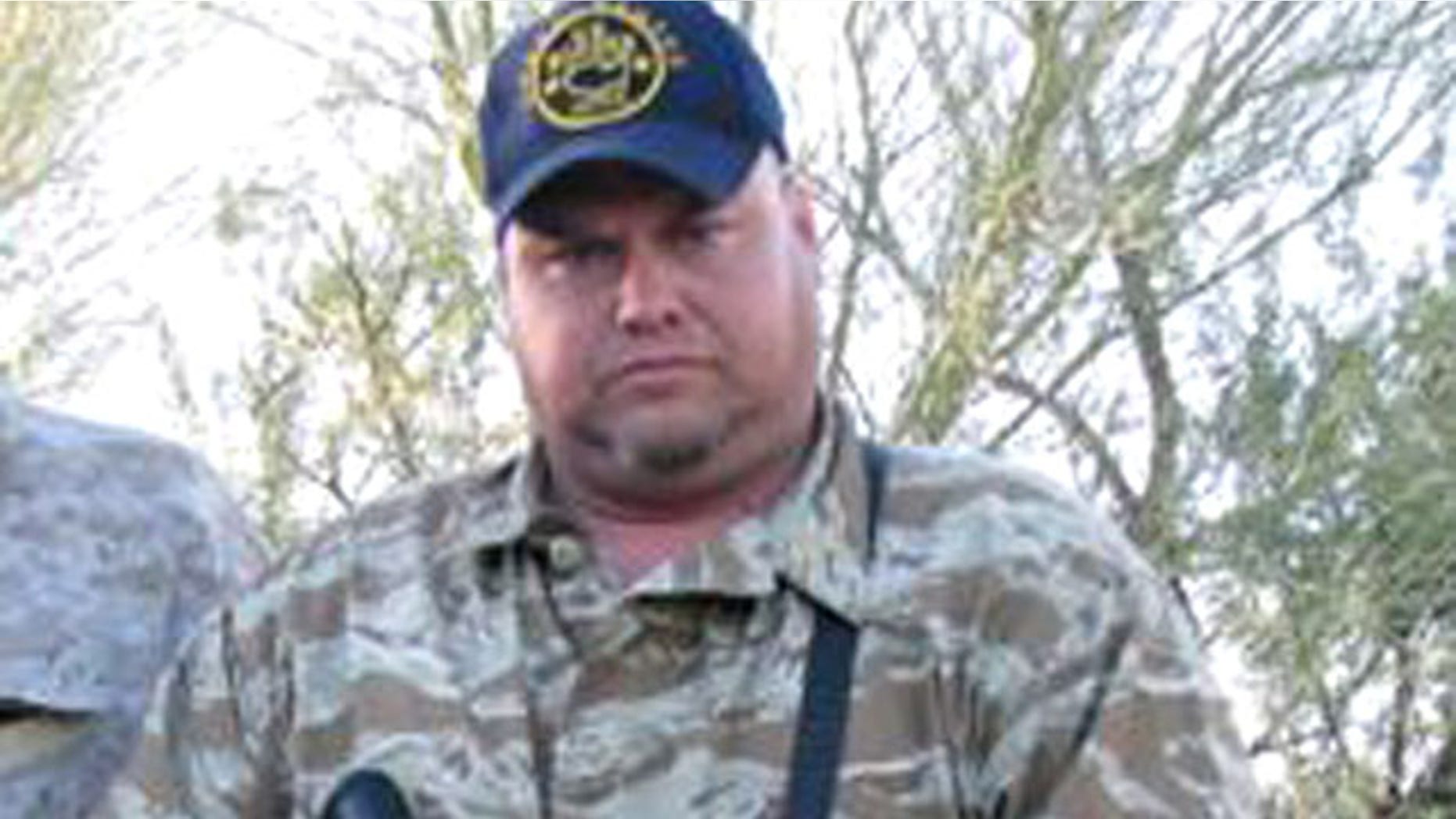 Jason 'J.T.' Ready is taking border patrol into his own hands, declaring war on 'narco-terrorists' and keeping an eye out for illegal immigrants. (AP)