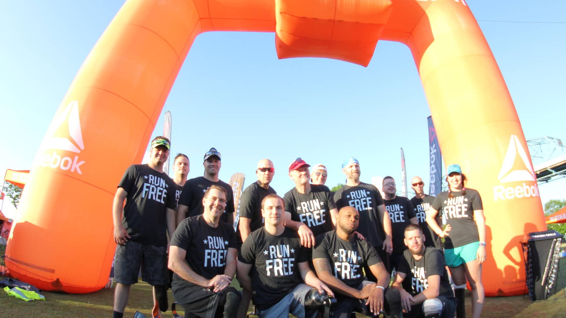 Team Run Free, made up of amputee runners, completed the Ragnar Relay Tennessee in 32 hours. (Image courtesy Amputee Blade Runners)
