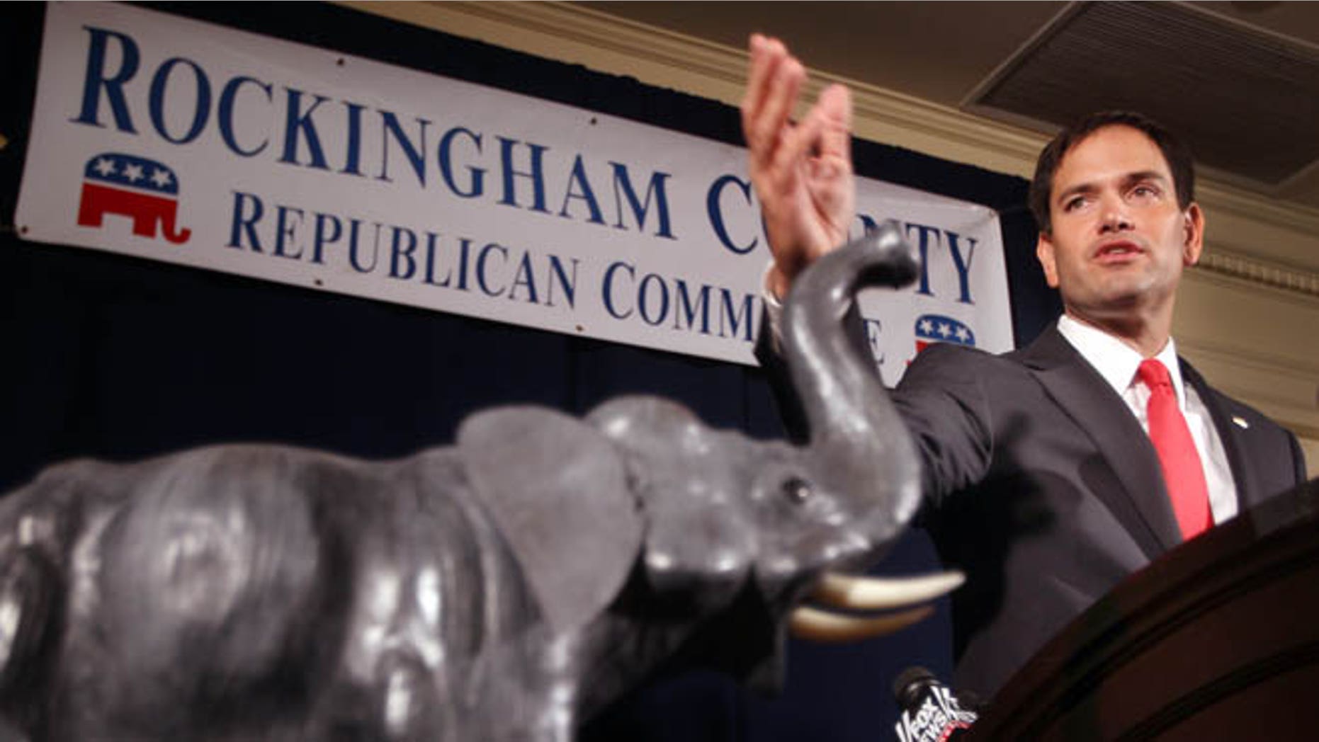Sen. Rubio at the Rockingham County Republican Committee's Freedom Founders Dinner, in New Castle, N.H.