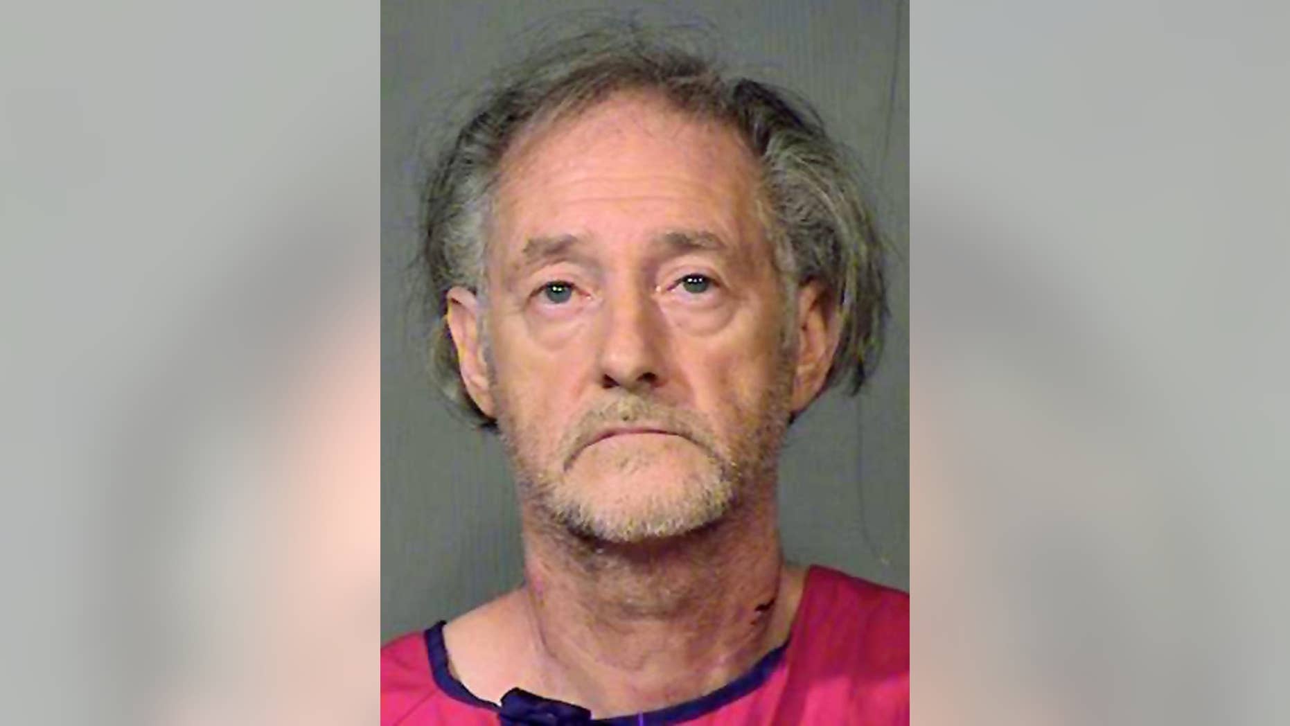 FILE - This undated file photo provided by Maricopa County, Ariz., Sheriff's Office shows Eugene Maraventano, who was convicted of fatally stabbing his wife and adult son in 2013. Maraventano was sentenced Monday, Dec. 12, 2016, to 25 years in prison for those killings. Maraventano told authorities that he killed the pair out of a fear that he had given his wife HIV and out of concern about what would become of his jobless son. (Maricopa County Sheriff's Office via AP, File)