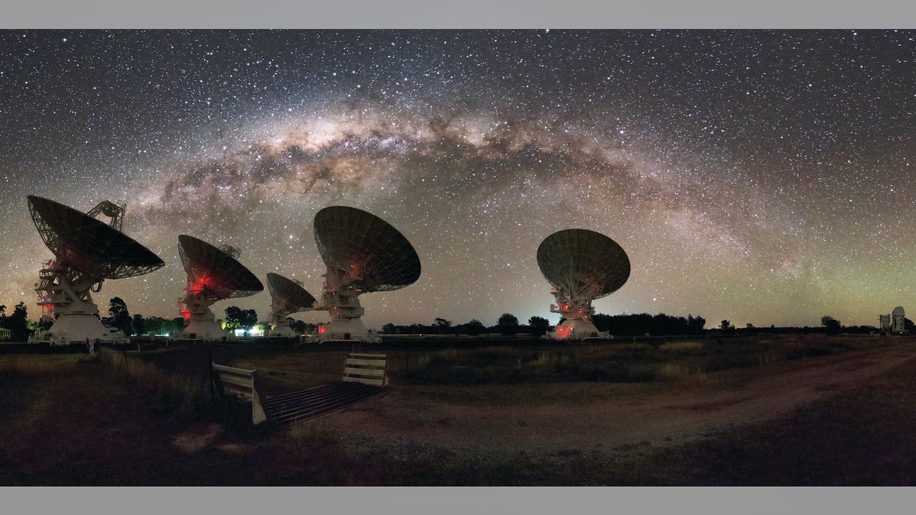 CSIRO's Compact Array in Australia. (Alex Cherney)