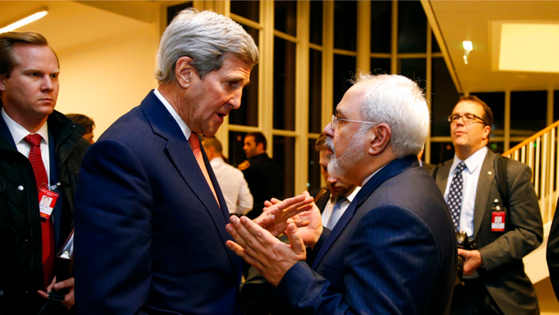 Former Secretary of State John Kerry, pictured here in January 2016, met twice in recent months with Iran Foreign Minister Javad Zarif