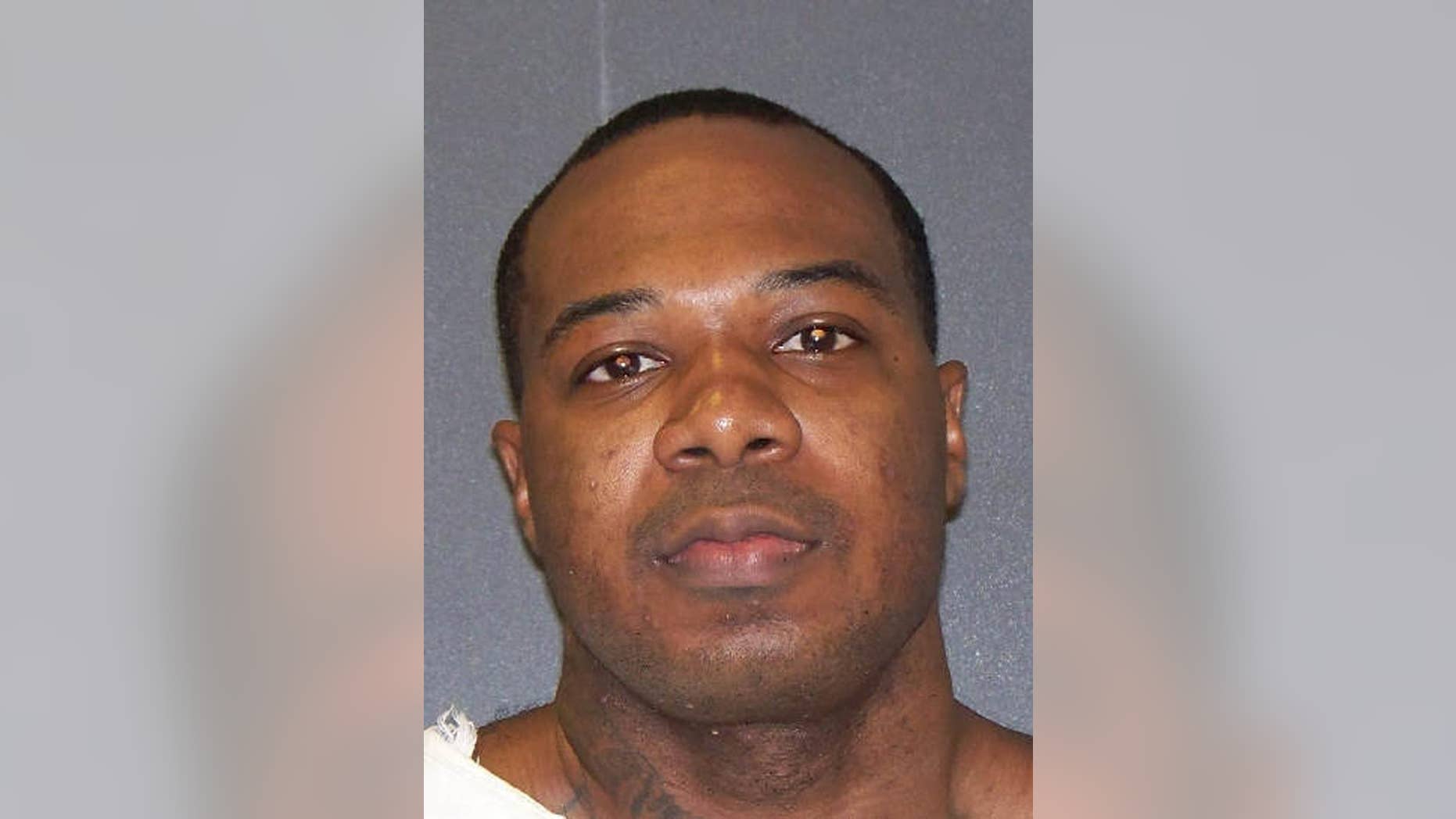 This undated photo provided by the Texas Department of Criminal Justice shows inmate Albert Leslie Love Jr. Texas' highest criminal court has thrown out the conviction of Love, sent to death row for the ambush slayings of two men outside a Waco apartment complex in March 2011. The Texas Court of Criminal Appeals ruled 6-3 Wednesday, Dec. 7, 2016, that 29-year-old Love should get a new trial because cellphone text messages that prosecutors used to tie him to the slayings and were admitted into evidence at his trial improperly were obtained by authorities without the use of a search warrant. (Texas Department of Criminal Justice via AP)