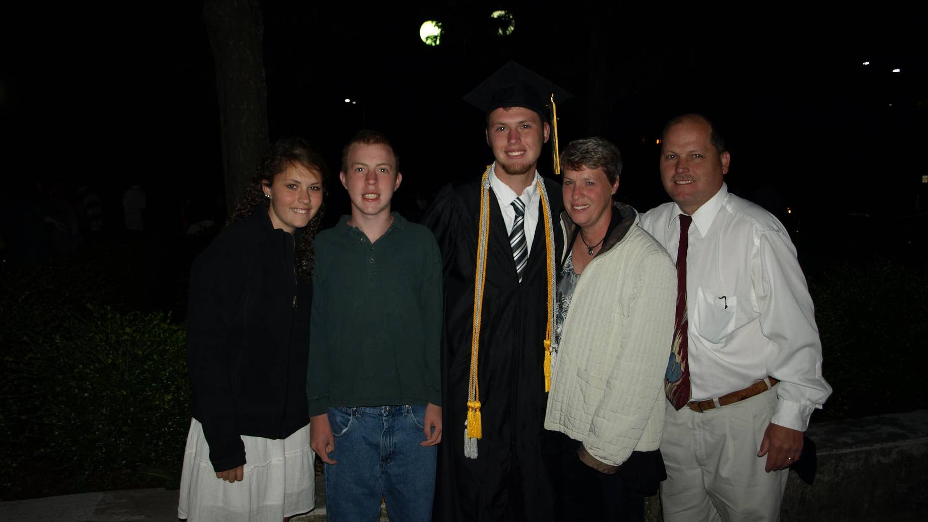 Adam Recke, pictured second from the left, suffers from Type C Niemann-Pick, a fatal neurodegenerative disorder, often called Childhood Alzheimer's.