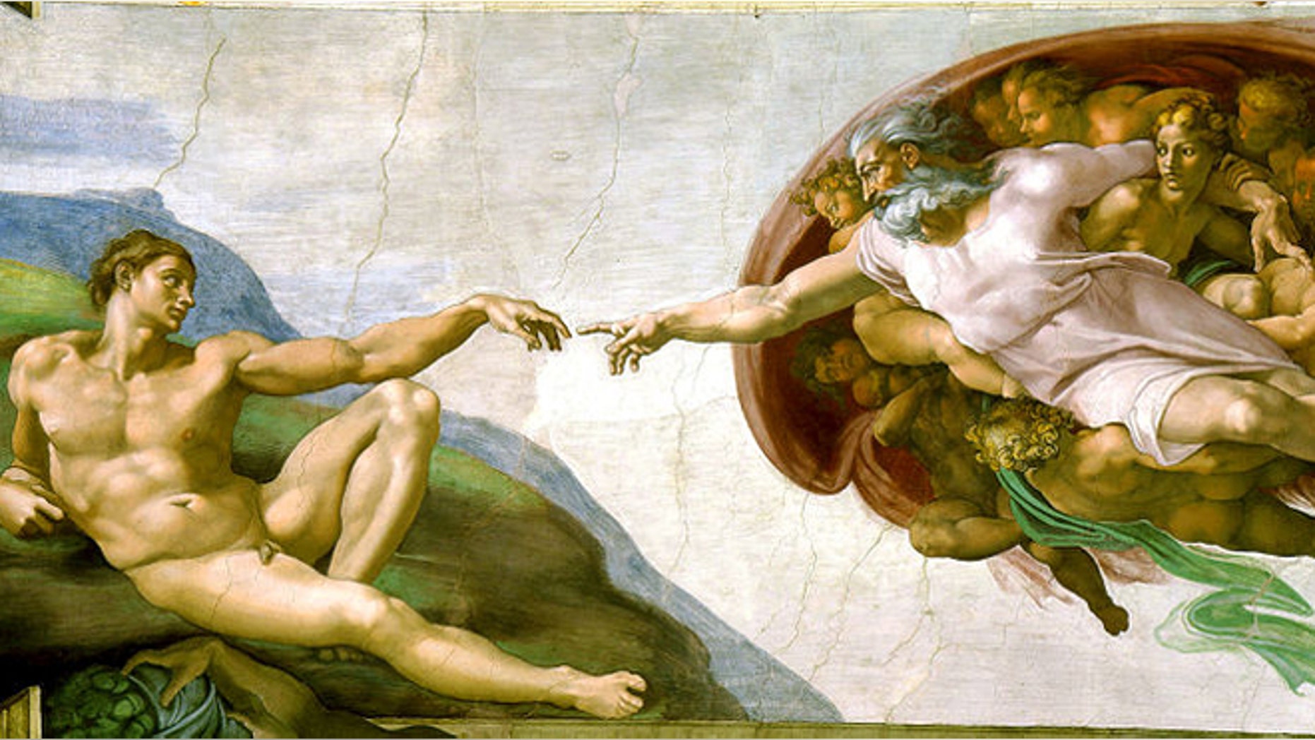 Michelangelo's Creation of Adam.