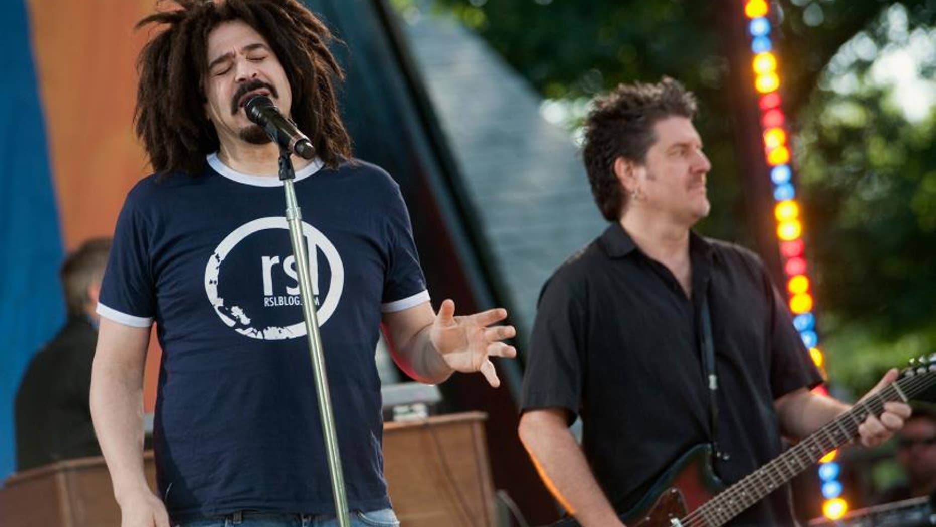 Duritz and Counting Crows performing in 2012. (Photo credit: Reuters)