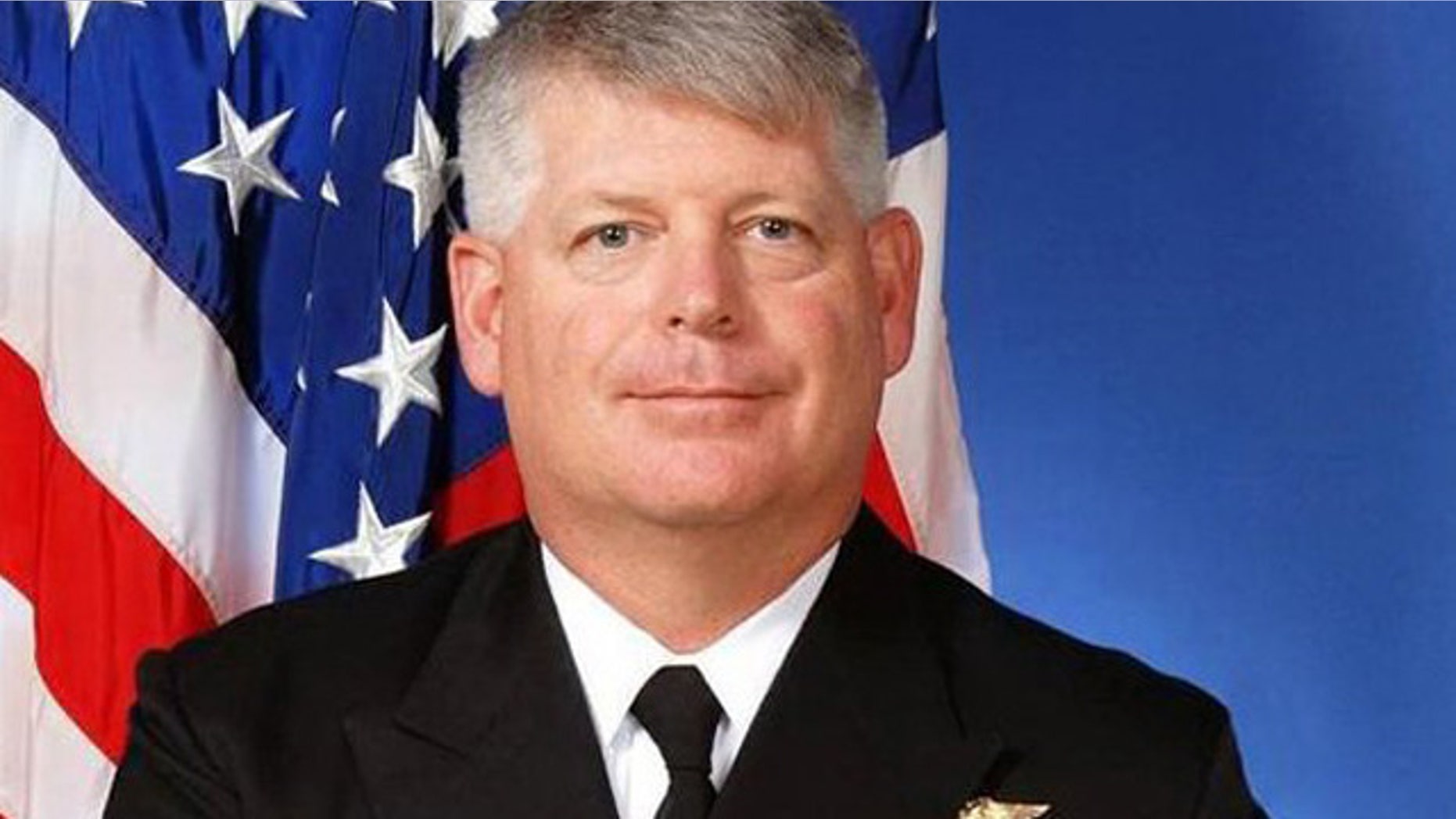 This undated photo shows U.S. Navy Rear Admiral Robert Gilbeau