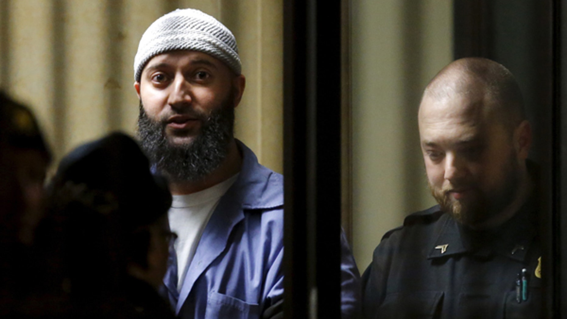 Convicted murderer Adnan Syed leaves the Baltimore City Circuit Courthouse in Baltimore, Maryland February 5, 2016. The Maryland man whose 2000 murder conviction was thrown into question by the popular "Serial" podcast was in court today to argue he deserved a new trial because his lawyers had done a poor job with his case.