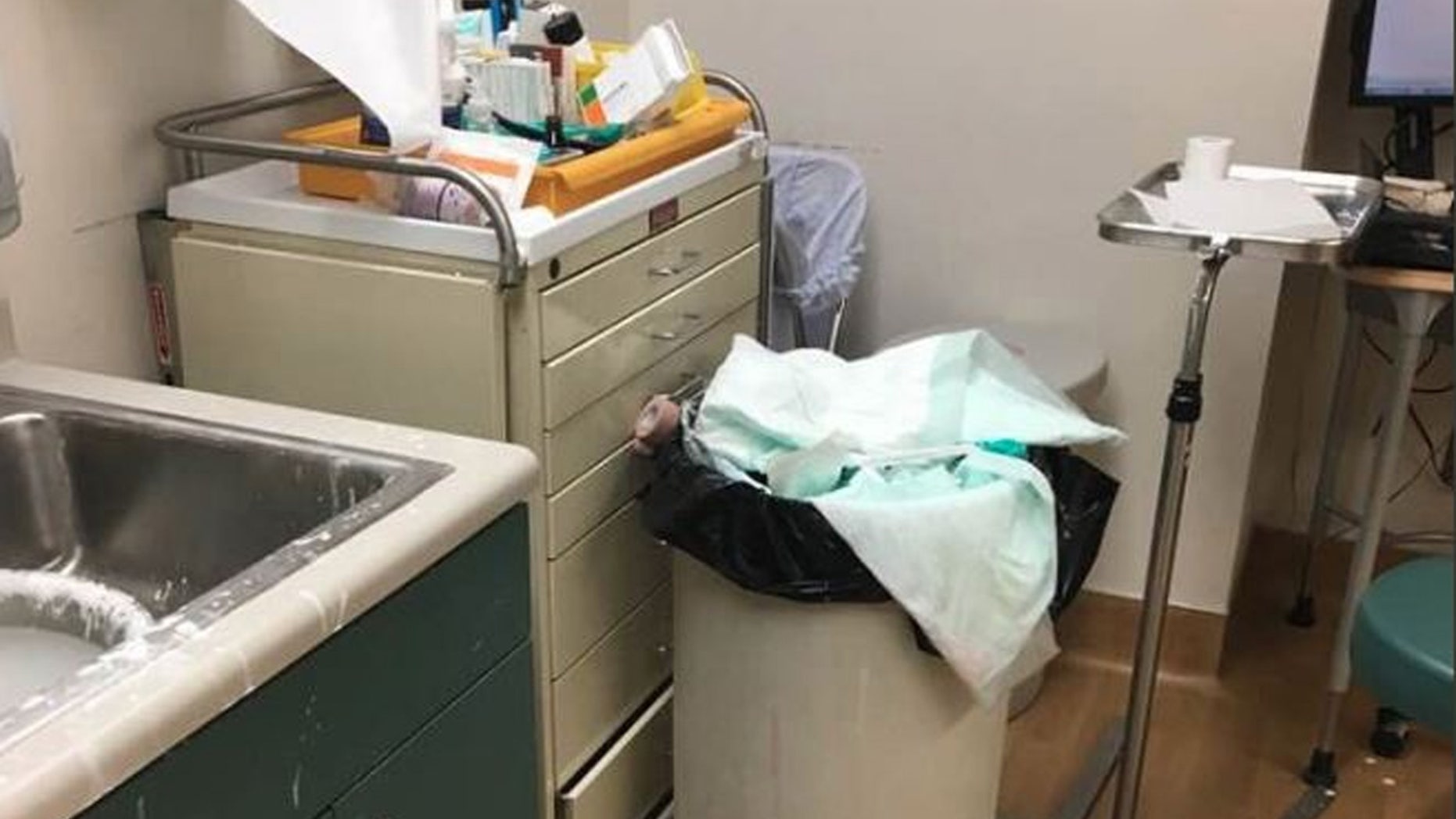 The father of an Army veteran took to Twitter to show the conditions of a patient room at a Salt Lake VA facility.