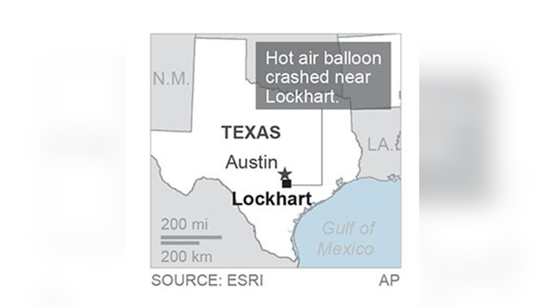 Balloon was carying at least 16 people