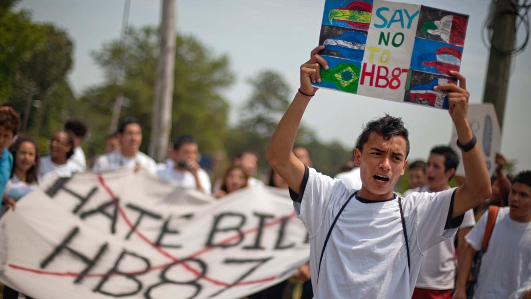 A federal judge blocked some controversial parts of Georgia's new immigration law, but most of the measure took effect July 1.