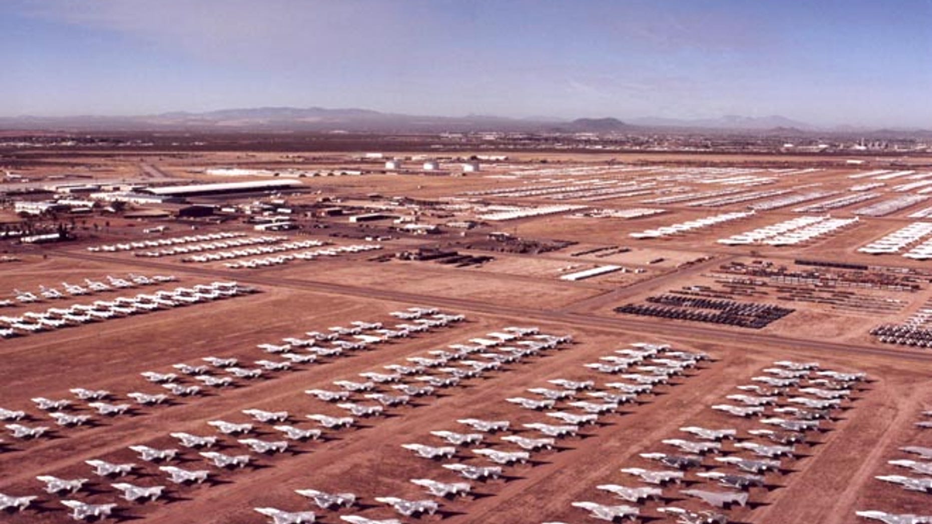 Planes kept at a military base in Arizona are being refurbished amid the shortage.