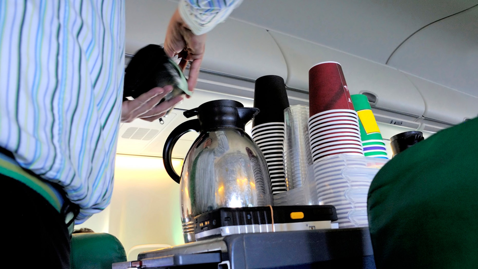 An unidentified flight attendant for a "major American airline" is cautioning passengers about drinking coffee, alleging that the water used is unsafe.