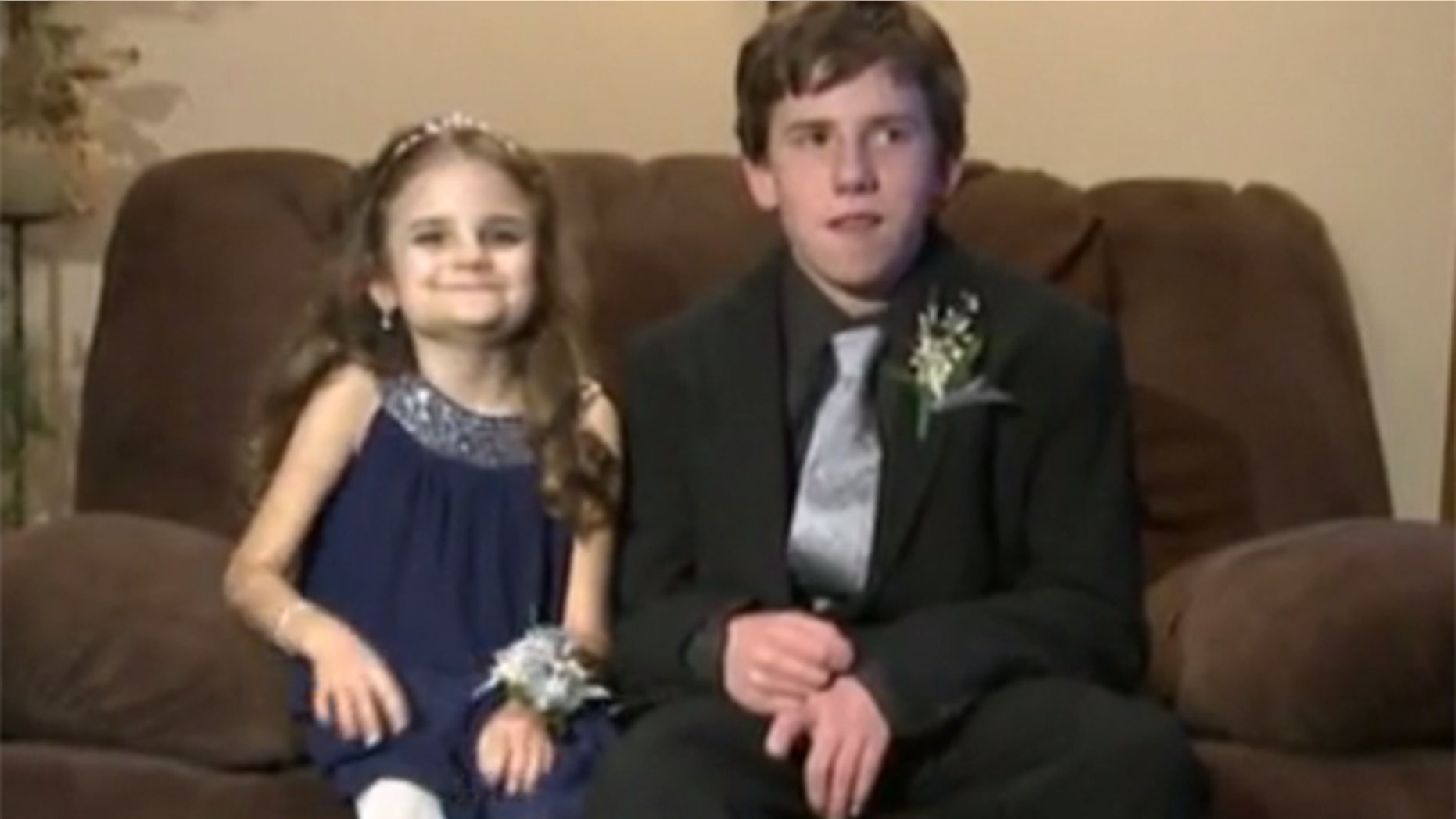 AJ Spader, right, took his sister, who is battling a rare cancer, to a winter dance instead of a classmate.