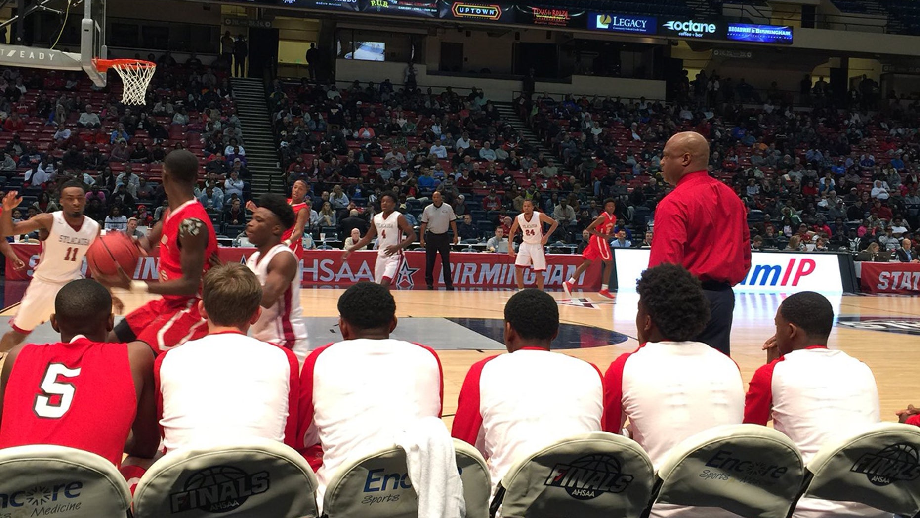 Eufaula High School boys basketball plays in the Alabama state championship game.