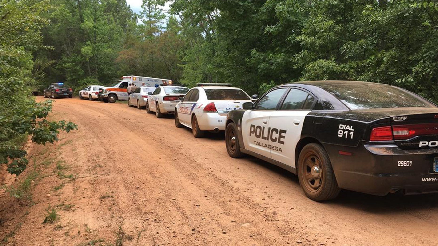 July 9, 2016: Emergency personnel respond to a hostage situation in Randolph County, Ala.