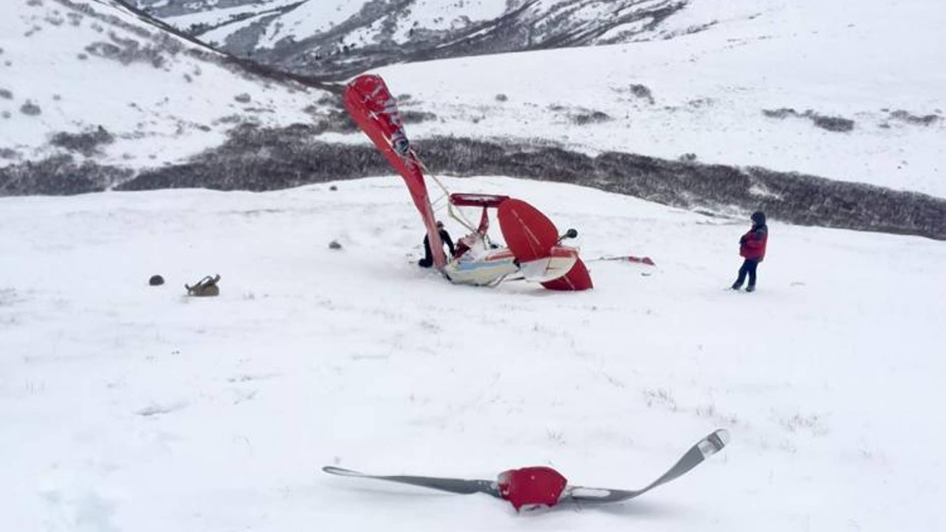 The plane crashed on Marvel Dome in Alaska in December 2016.