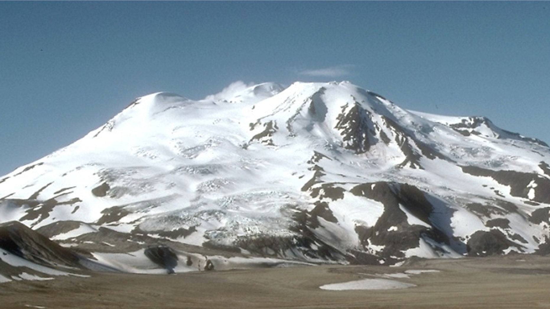 FILE: The Mount Mageik volcano is shown from the Valley of Ten Thousand Smokes, Katmai National Park and Preserve, Alaska