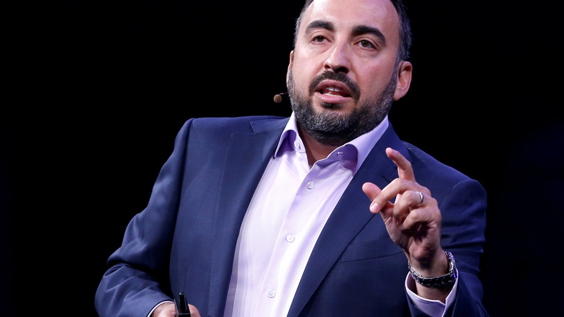 File photo: Alex Stamos, the former chief information security officer for Facebook.