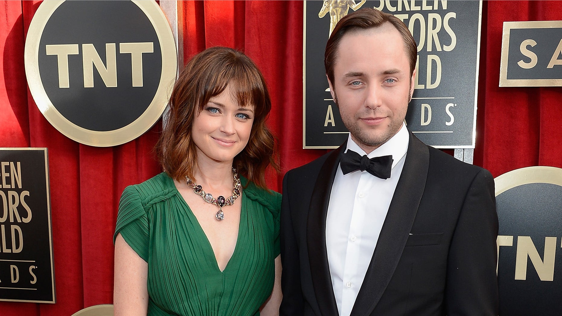 Alexis Bledel and Vincent Kartheiser on January 27, 2013 in Los Angeles, California.