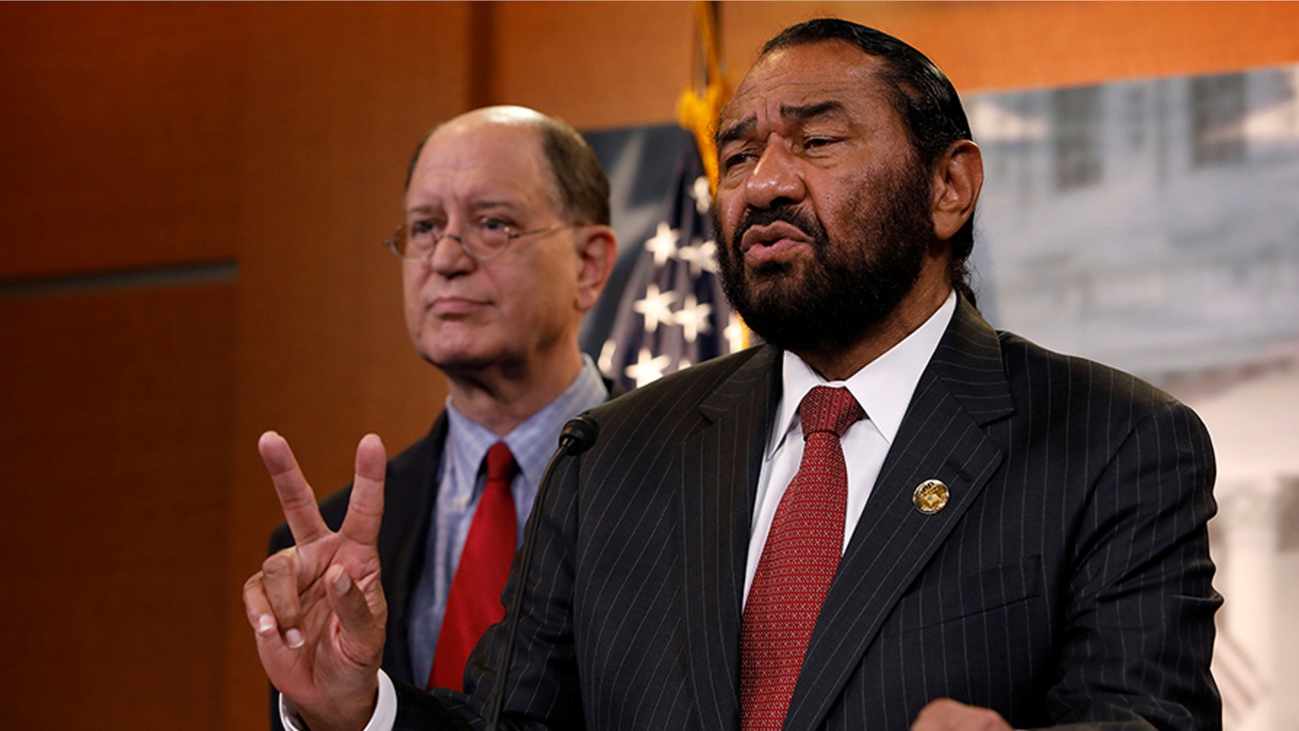 Rep. Al Green, R-Texas, released a statement Monday insisting that drama surrounding a relationship with a former aide in 2008 "has been resolved."