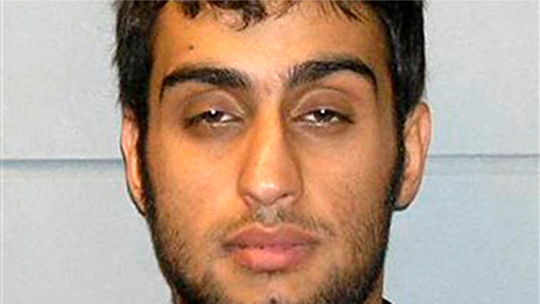 In this undated photo released by the US Marshals Service shows Saleh Ali Alramakh. Alramakh is charged with causing a disturbance on a Chicago-to-Germany United Airlines flight.