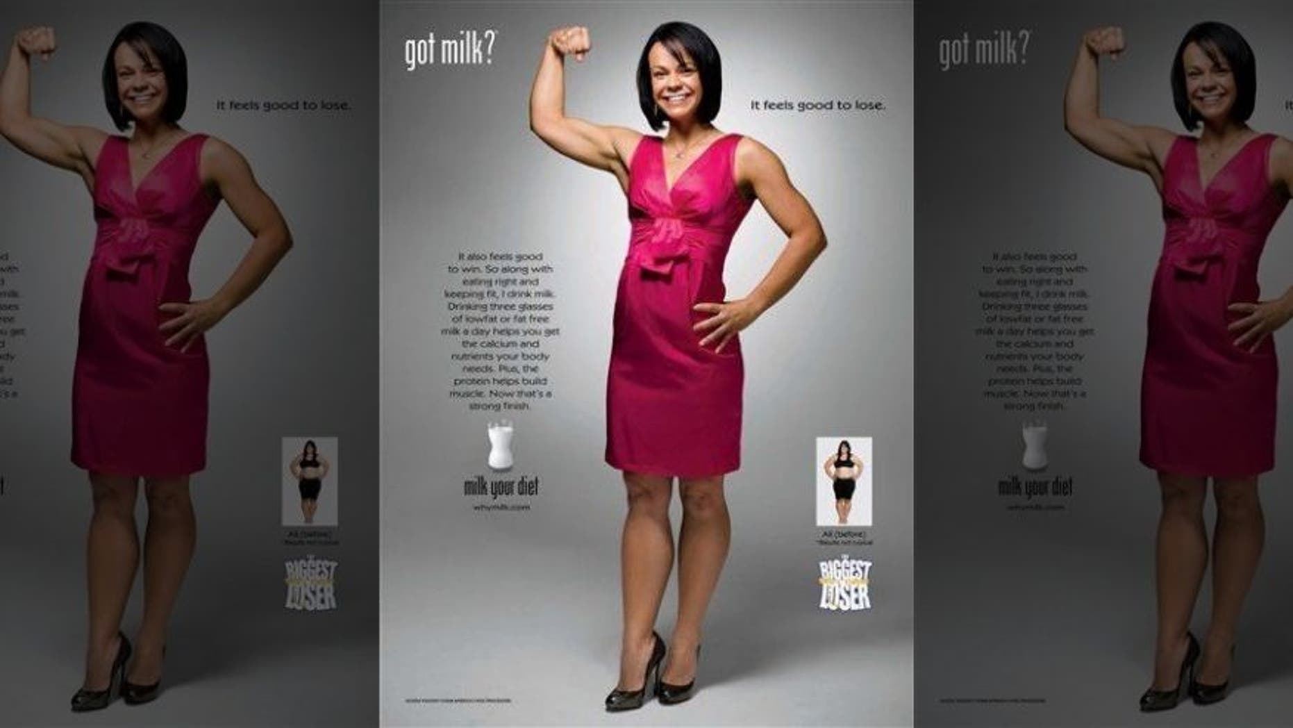 In this 2008 image released by the Milk Processor Education Program, Ali Vincent is shown in the latest "got milk" print advertisement. (AP)