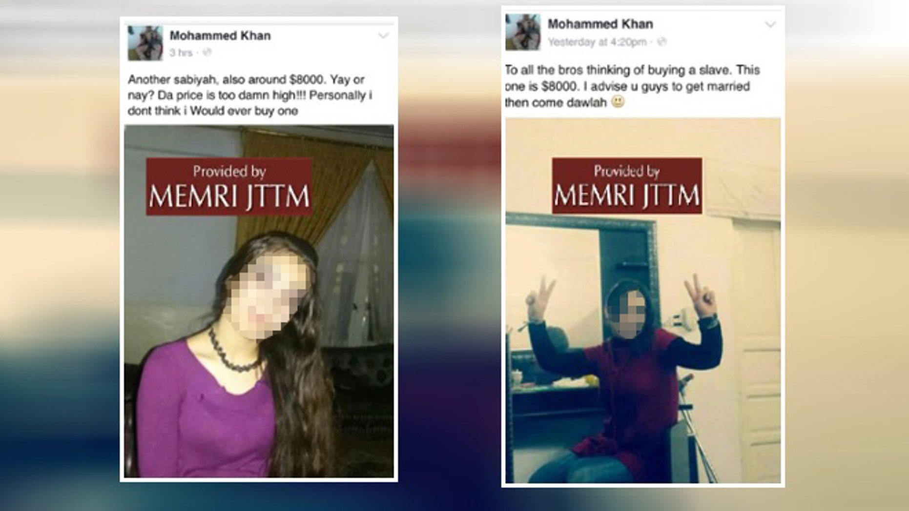 Isis Fighters Peddling Yazidi Sex Slaves On Social Media Fox News