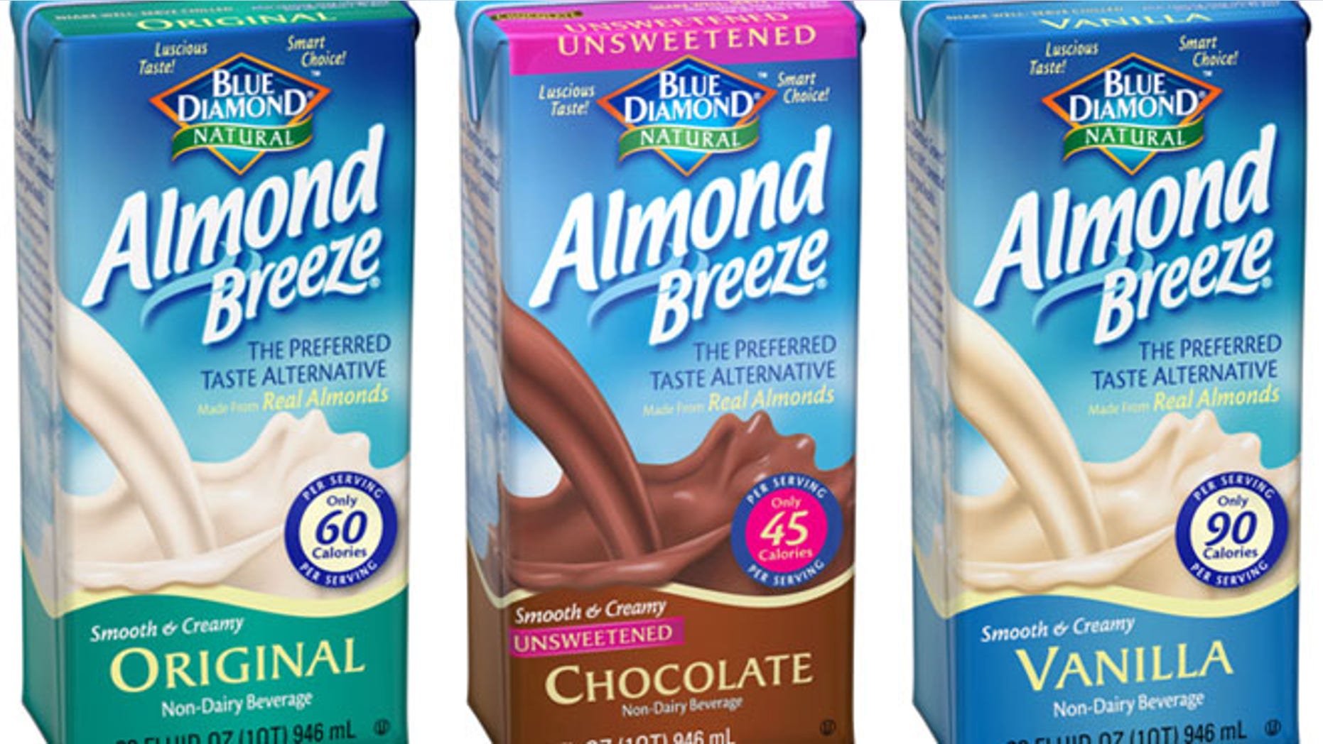 The plaintiffs charge that Blue Diamond's almond milk contains only 2 percent of almonds.