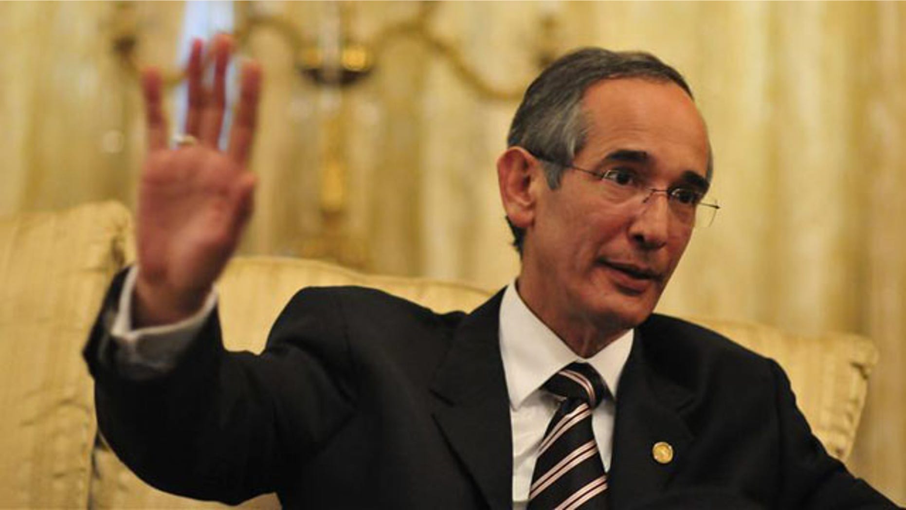 Guatemalan President Alvaro Colom.